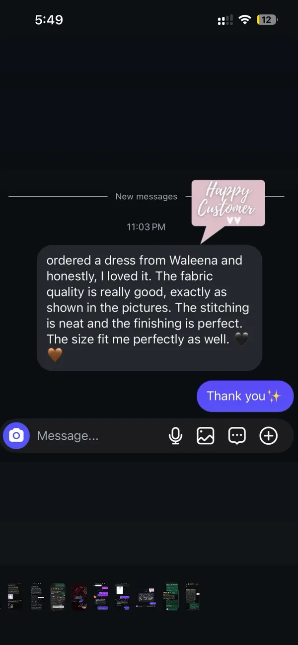 Customer review