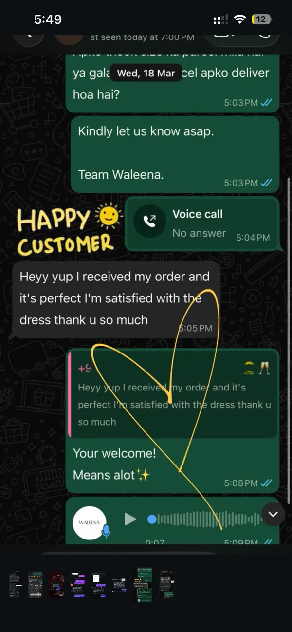 Customer review