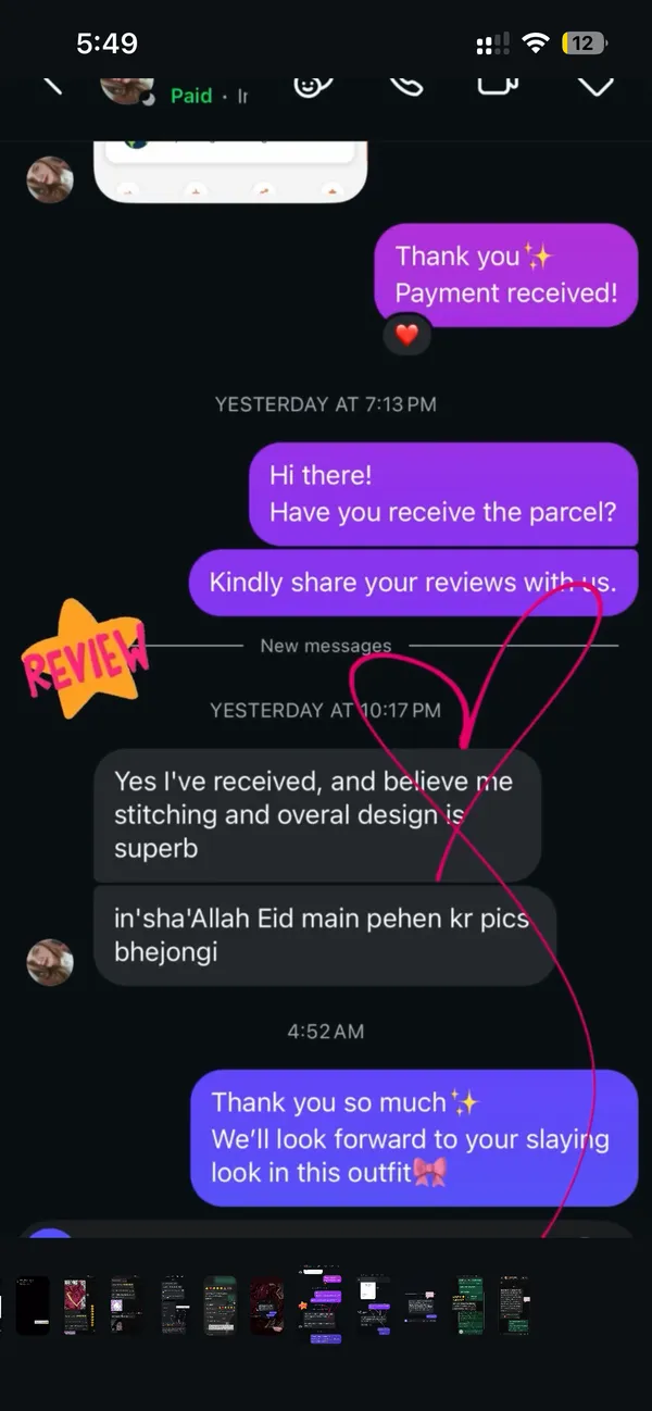 Customer review